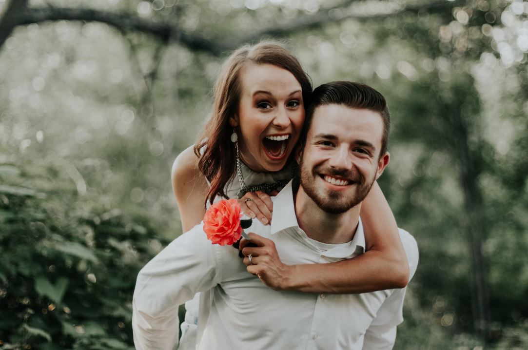 happy couple before marriage